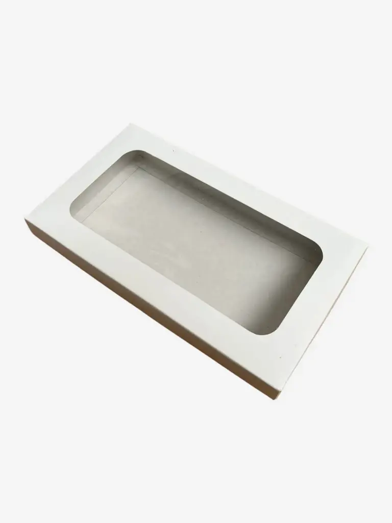 [CO 1/4 blanca - Con Visor - Sin Divisor] Caja CO 1/4  
  (Blanco liso)